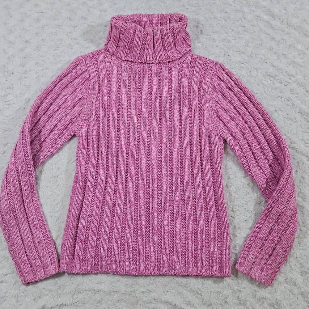 Y2K Aeropostale 2000s Womens size medium pink Shimmer turtleneck barbiecore